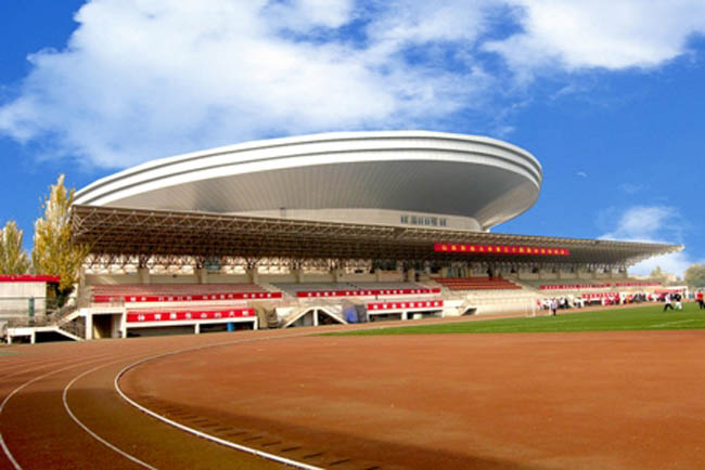 韩城体育场看台网架工程